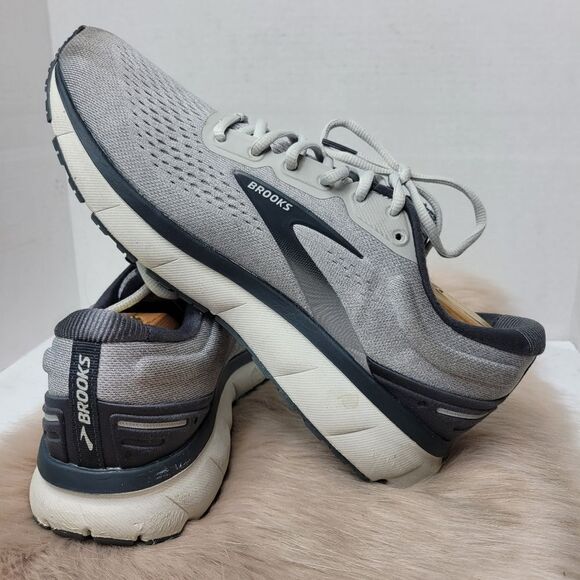 Brooks Trace 1 MeGray Running Comfort 1103641D097 Men's Sneaker Shoes Size 10 - Picture 6 of 9